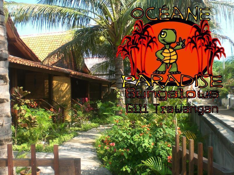 Oceane Paradise Bungalow Gili Trawangan Exteriér fotografie