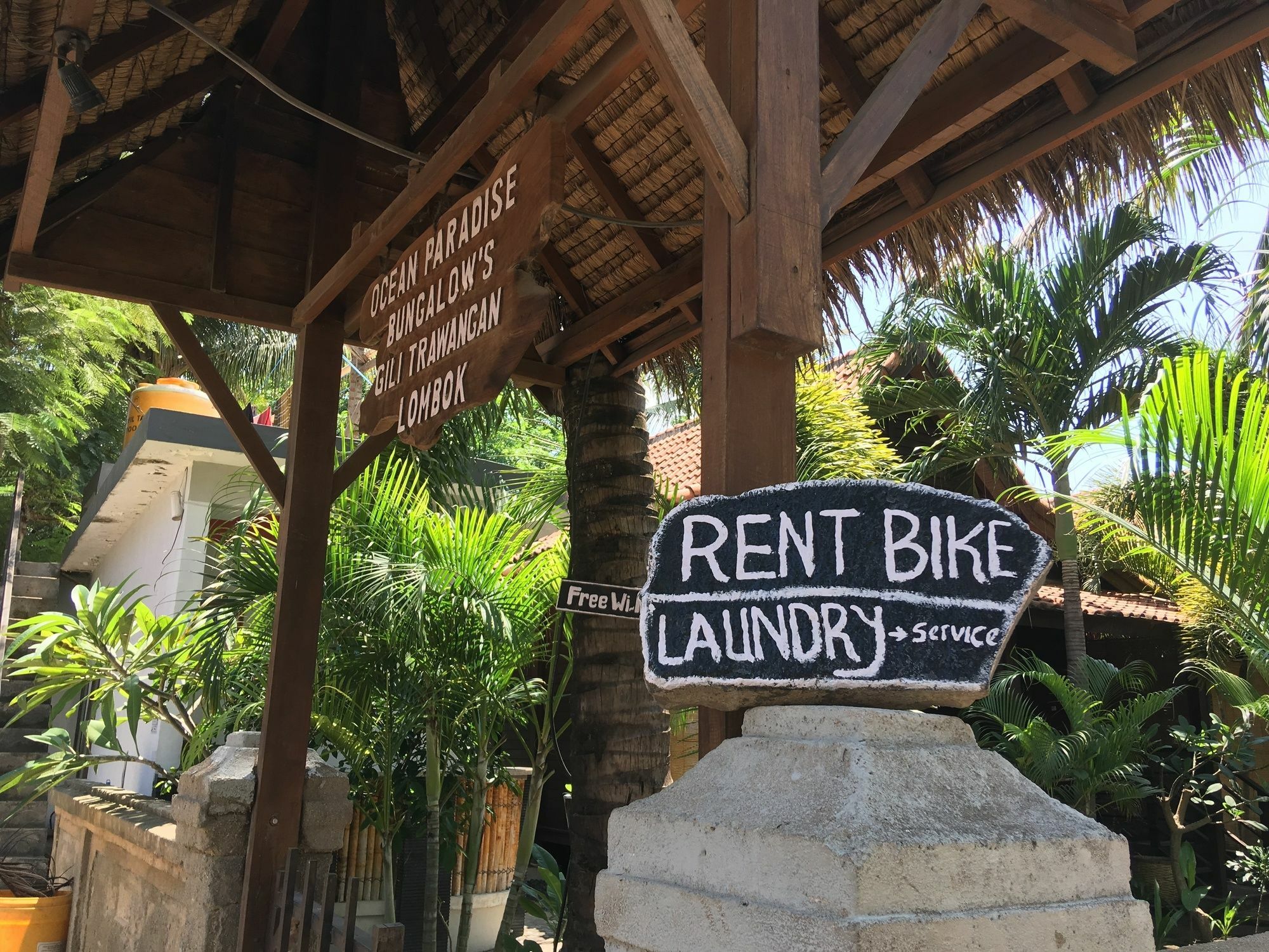 Oceane Paradise Bungalow Gili Trawangan Exteriér fotografie